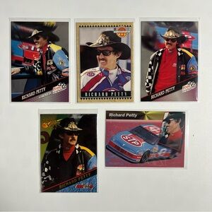 Vintage Richard Petty NASCAR 1990s STP Racing HiPro Maxx Wheels McDonalds 5Cards